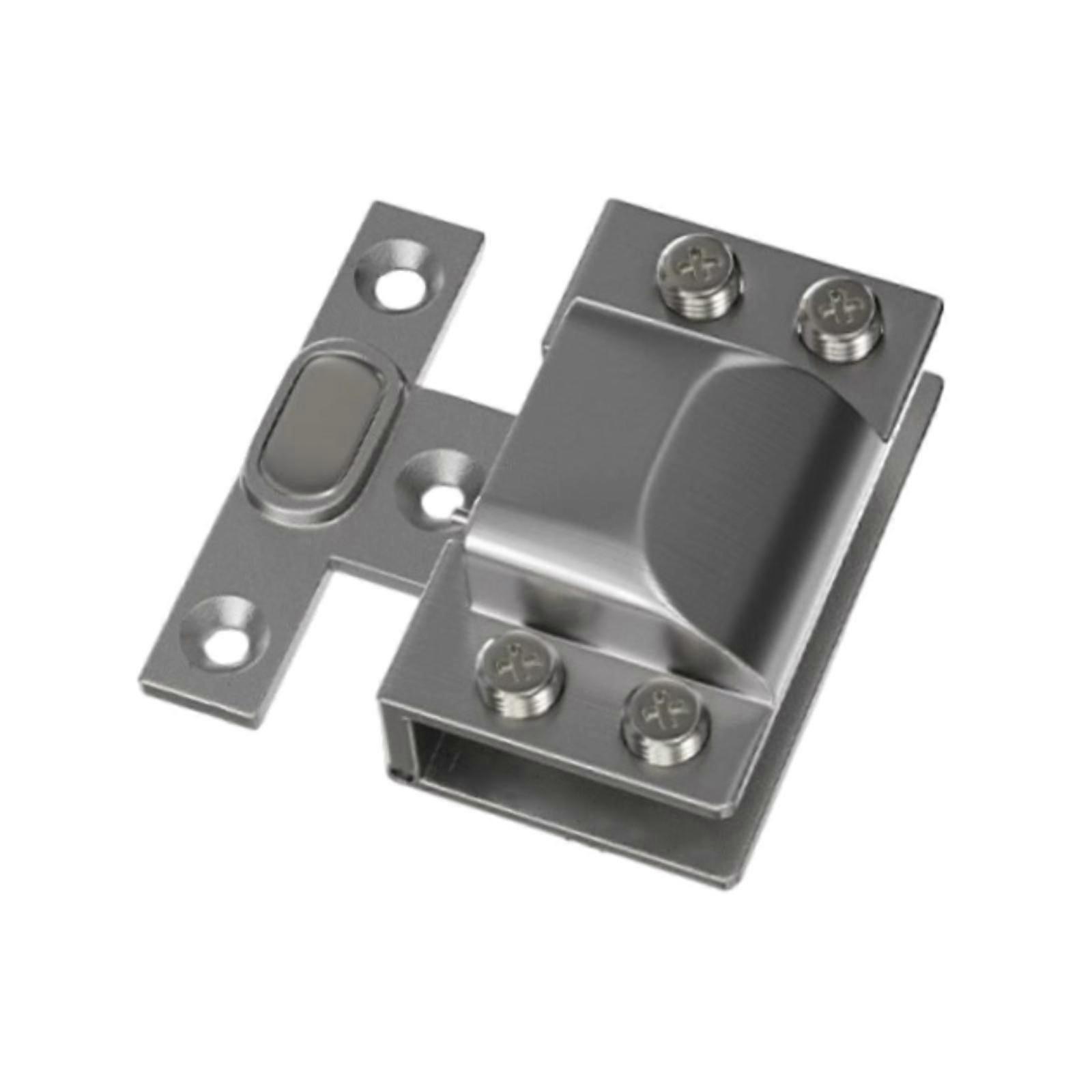 Push Sliding Door Lock Keyless Floor Latch Lock for Malls Shower Room Toilet