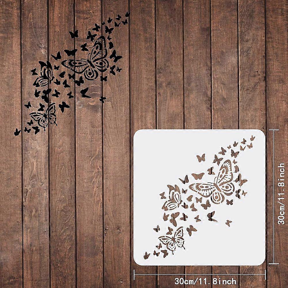 1pc Butterfly Drawing Painting Stencils Templates (11.8x11.8inch ...