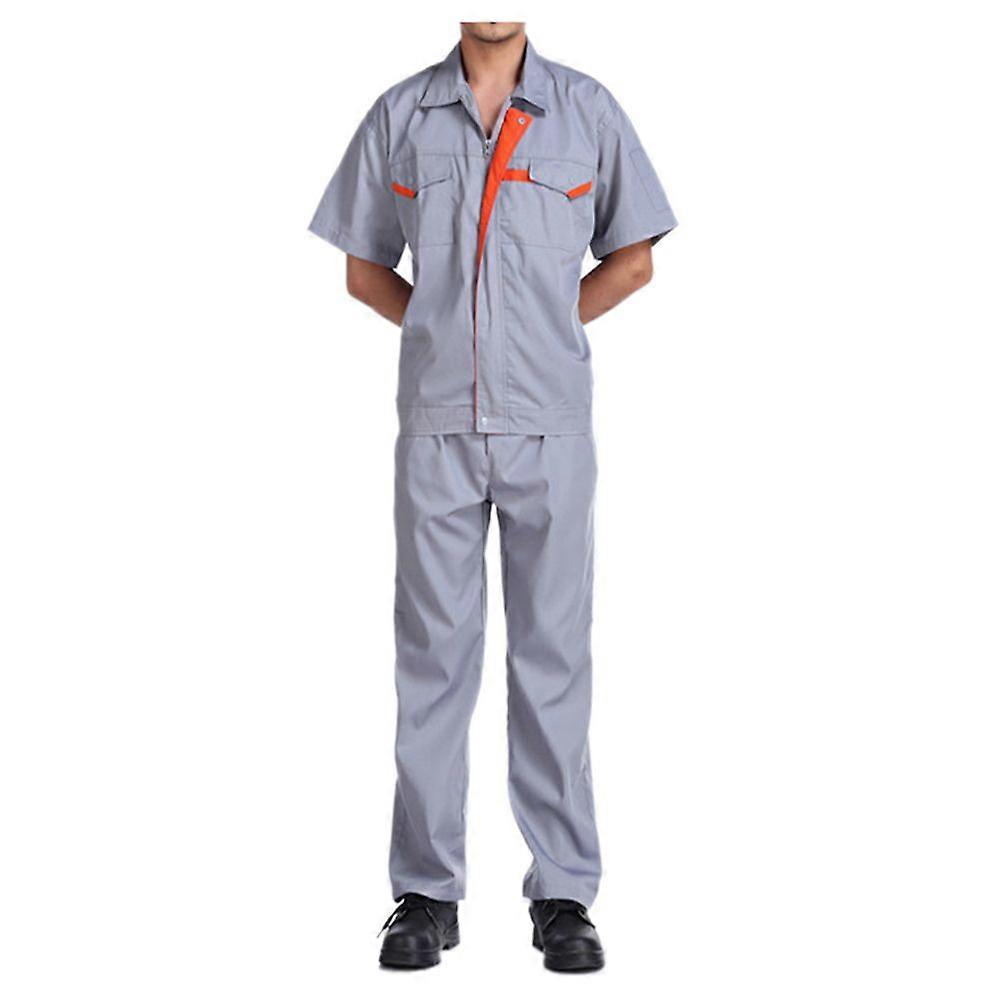 419 Summer Short Sleeve Work Protective Equipment Welder Clothes