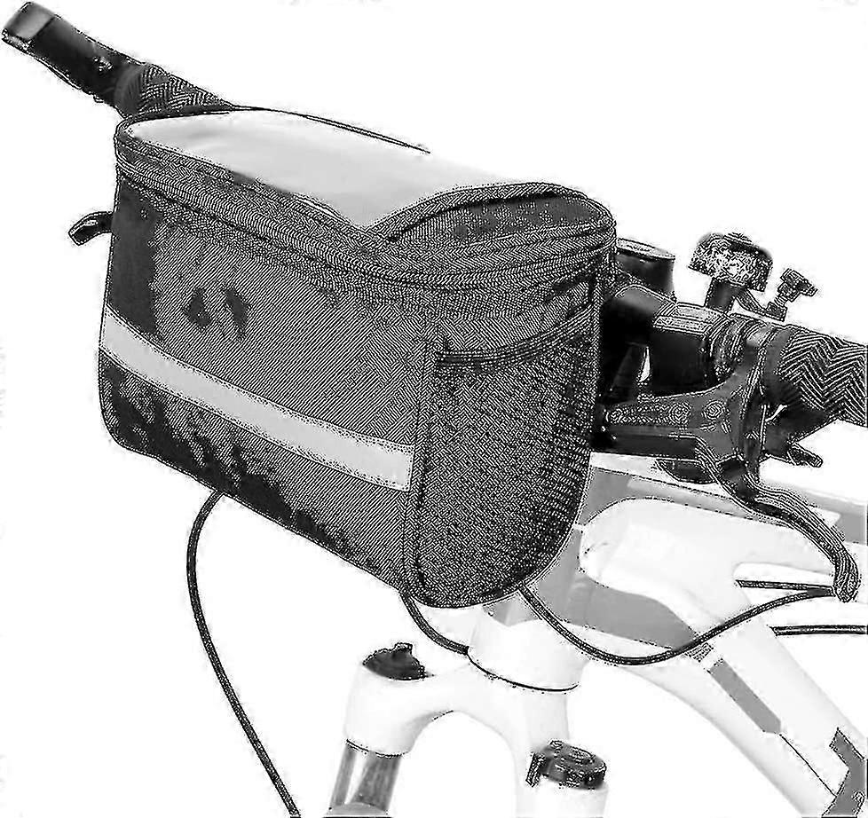 Bicycle Handlebar Bag Isolated Front Pocket Mtb Handlebar Bag