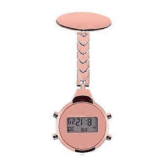 2023 - Krankenschwester Taschenuhr, Funct Digital Krankenschwester Uhr Brosche Pin Krankenschwester Uhr mit Leuchtkraft