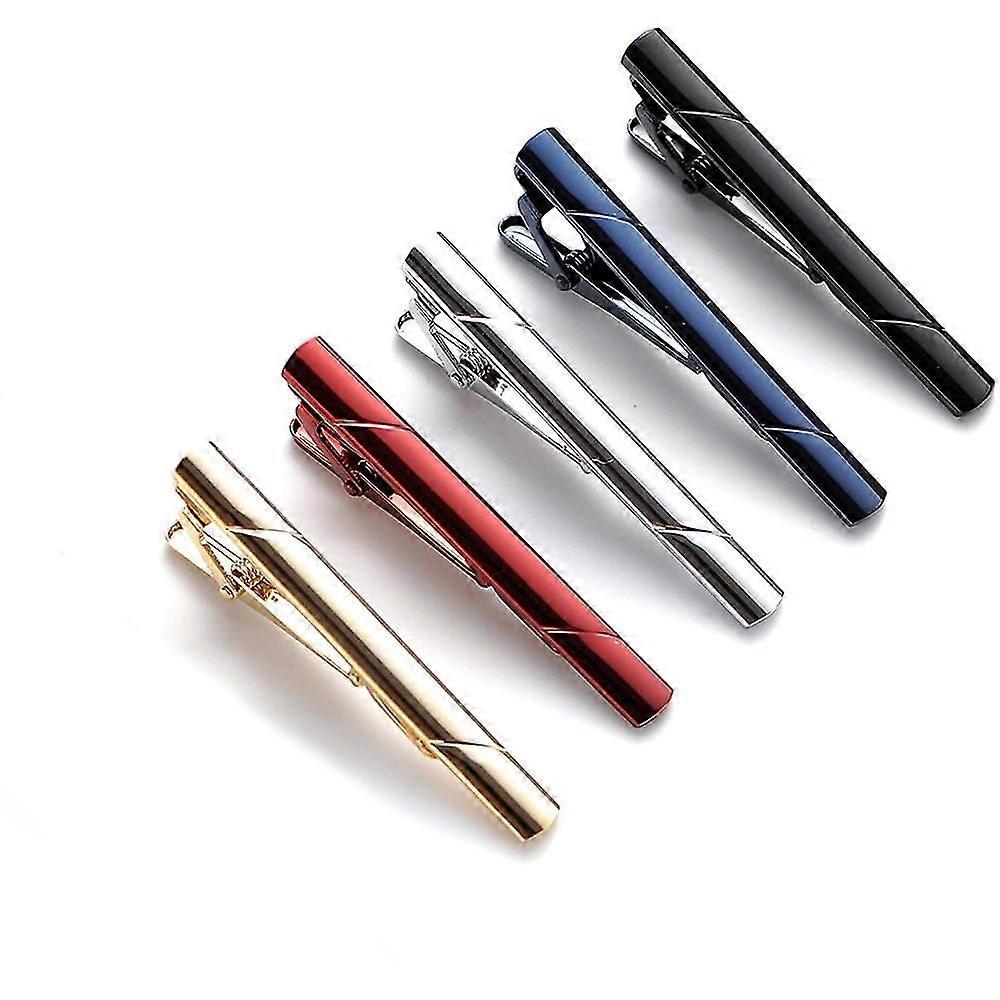 5 Pcs Tie Clips For Men Tie Bar Clip Set For Regular Ties Netie Wedding Business Tie Pin Clips5 Pcs Mens Tie Clips Set Regular