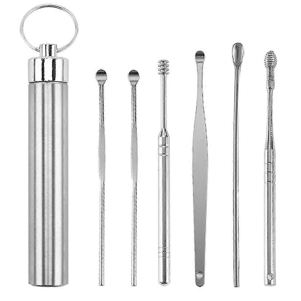 Ear Tool Stainless Steel, Tool Stainless Steel Tool Spoon, Ear Cleansing Tool Set