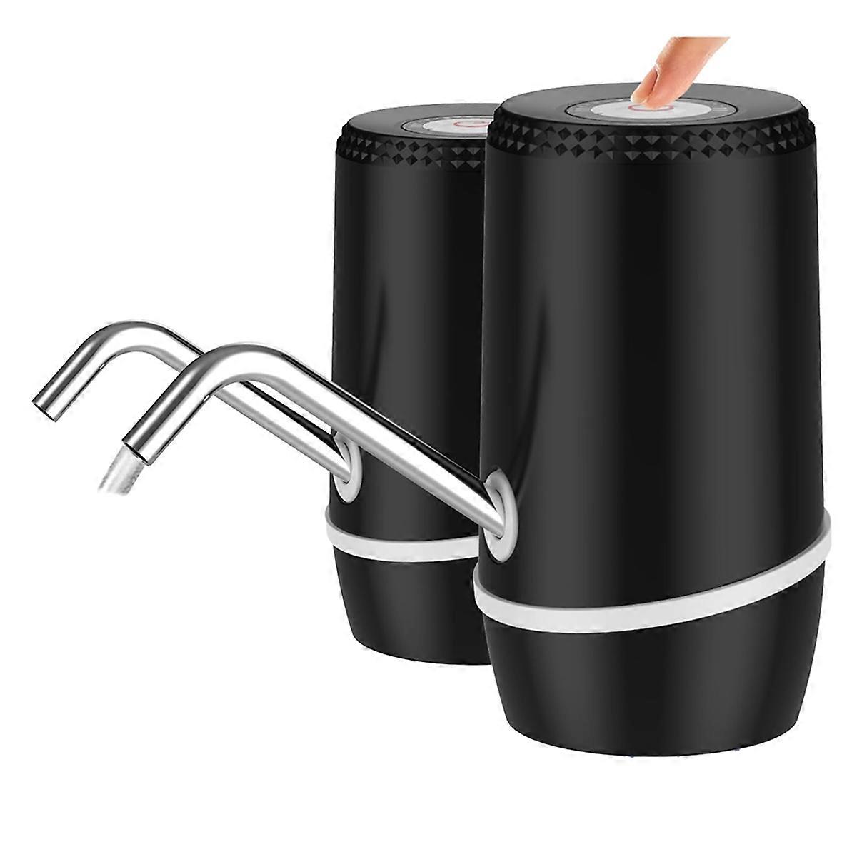 2Pack 5 Gallon Electric Portable Water Dispenser,Universal USB Charging Water Bottle Pump,3-5 Gallo