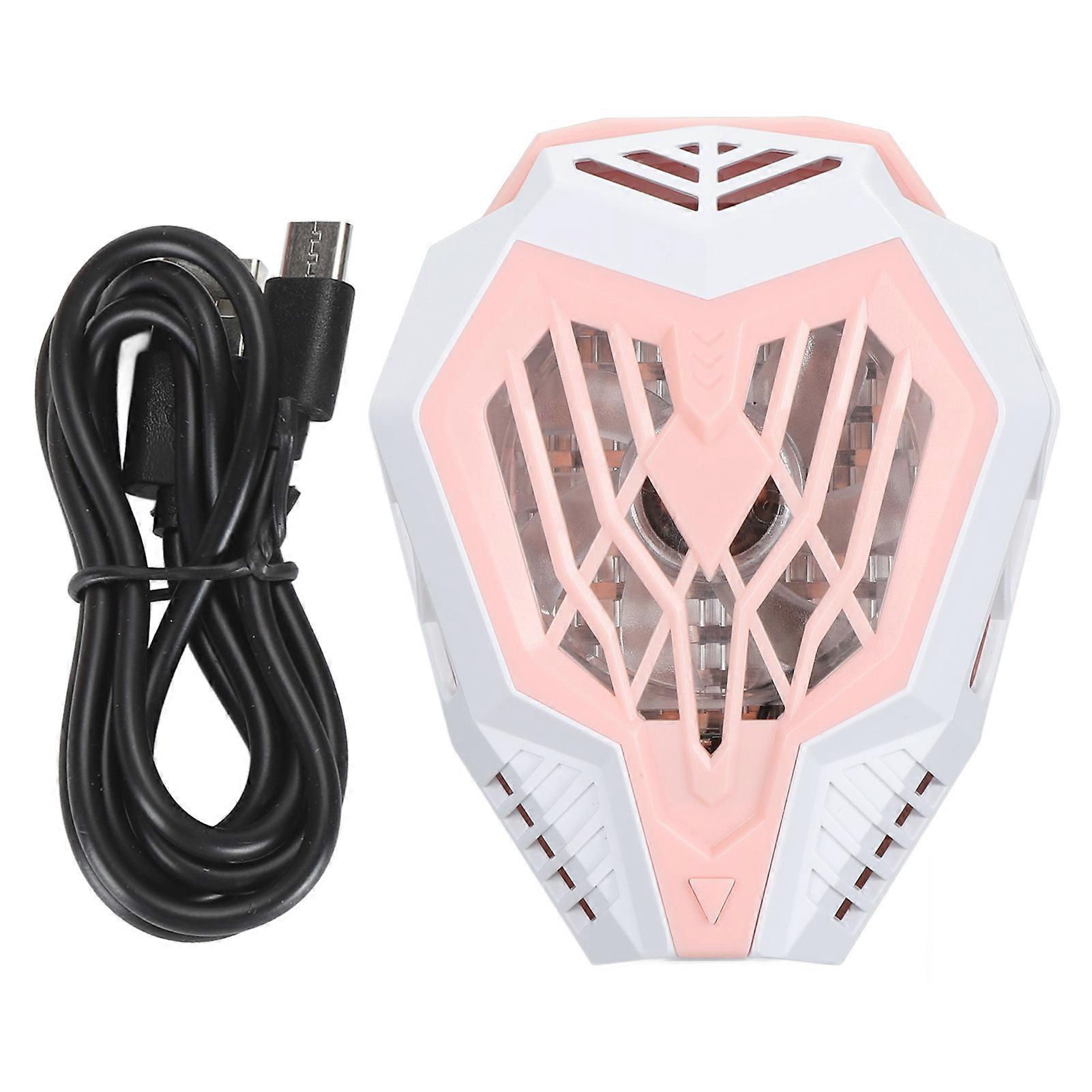 Phone Cooler Semiconductor Fan Back Clip for Gaming Streaming Pink