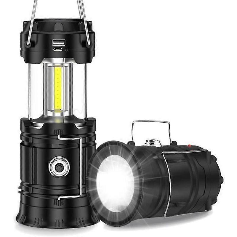 Foldable LED Camping Lantern - 360 Lighting - Rechargeable Battery - IPX4