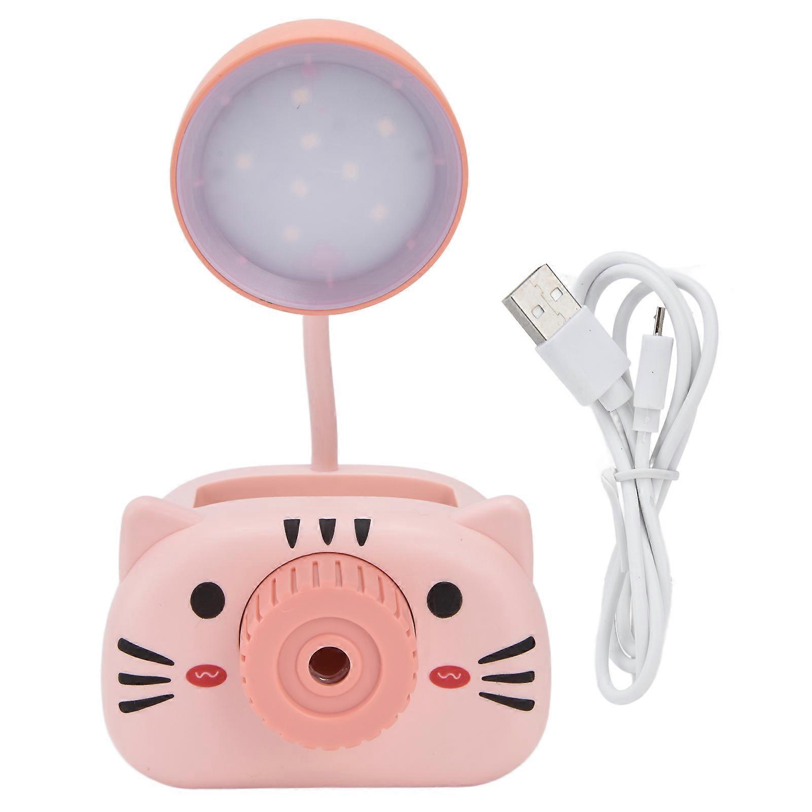 LED Table Lamp Folding Eye Protection Reading Light with Pen Holder Pencil Sharpener USB Charging