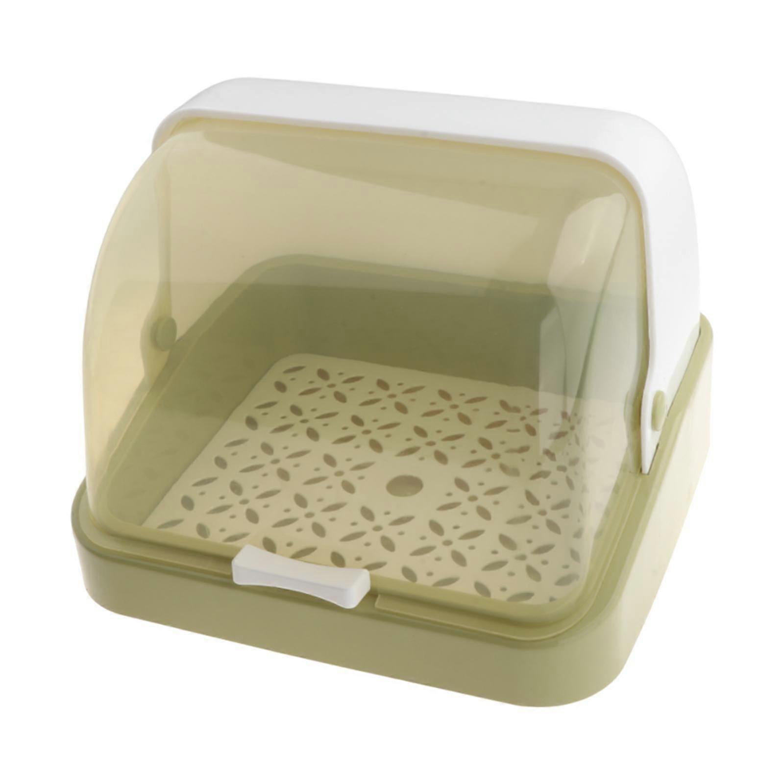 رف تجفيف الزجاجة رف تجفيف وعاء صحن مجوف لطبق كوب القهوة Cultlery الأخضر