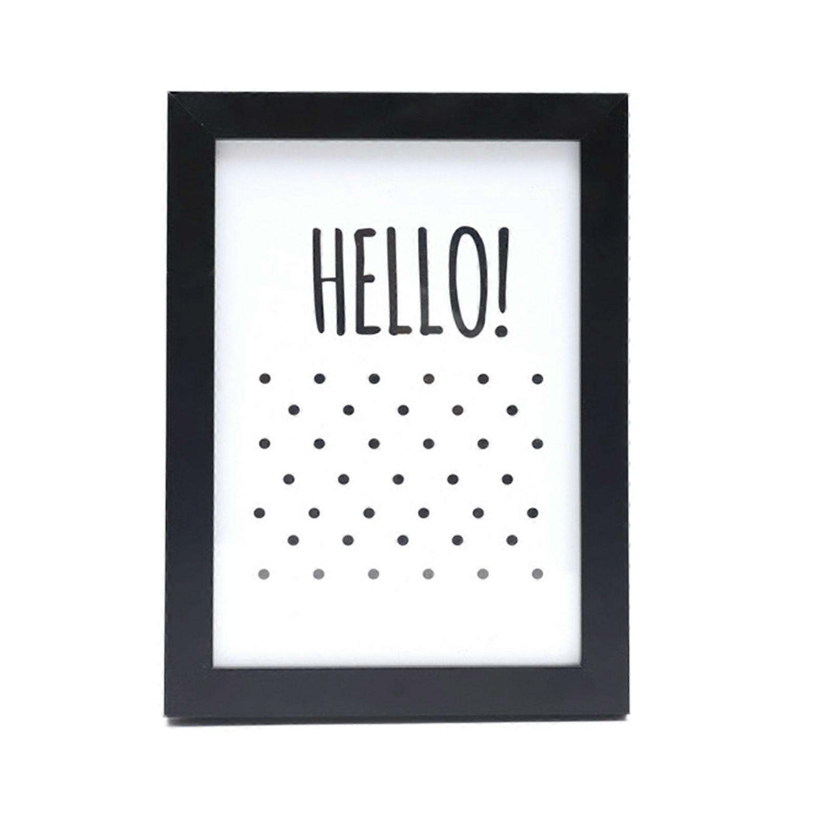 1 Stück A4 Bilderrahmen - schwarz