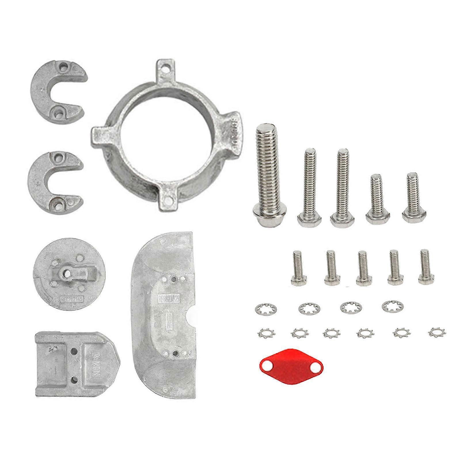 Aluminium Anode Kit 888756Q01 High Strength Rustproof for Mercruiser Alpha 1 Generation 2 Sterndrives