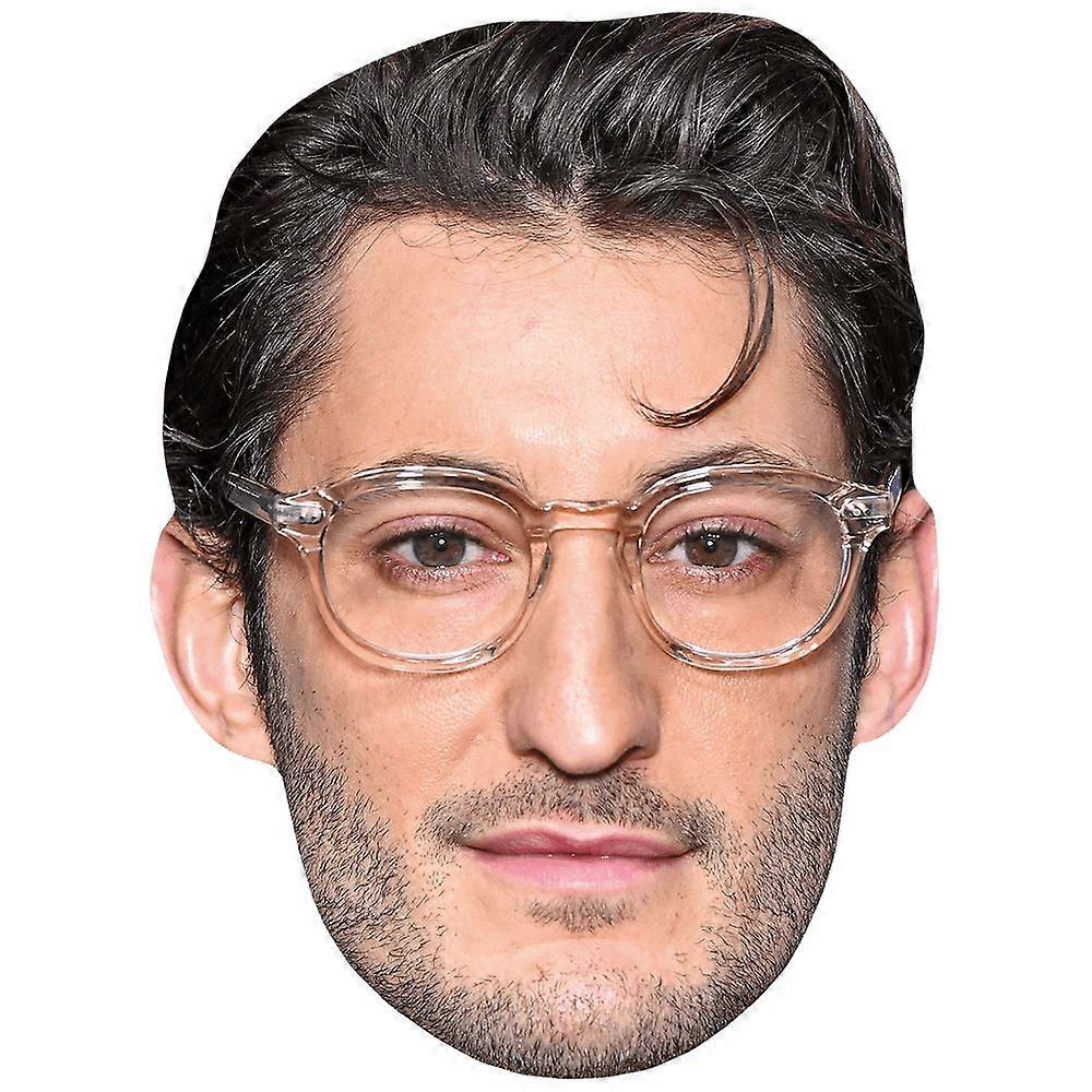 Pierre Niney (Glasses) Big Head. Larger than life mask.