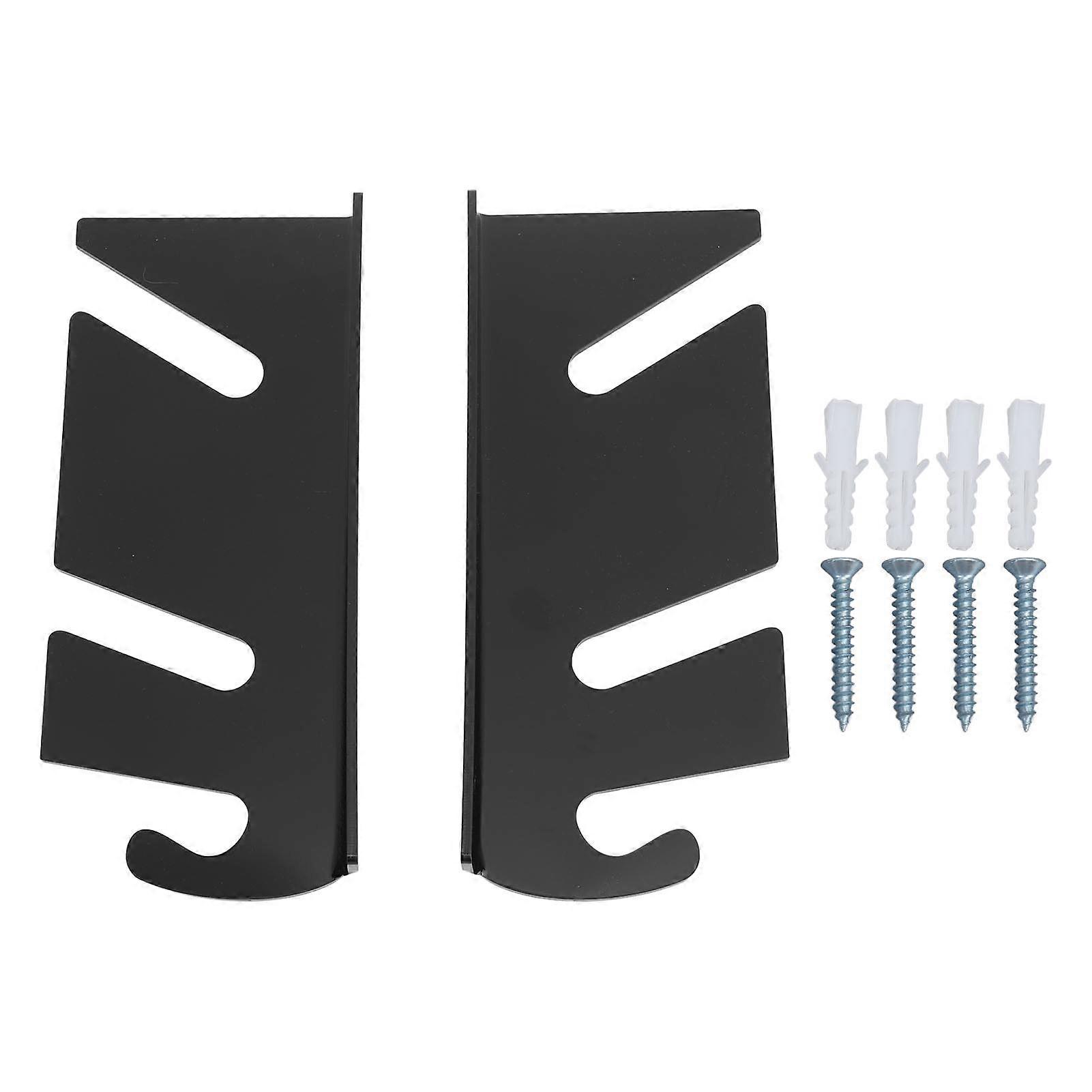 Wall-Mounted Skateboard Storage Rack with Hooks for Display or Storage