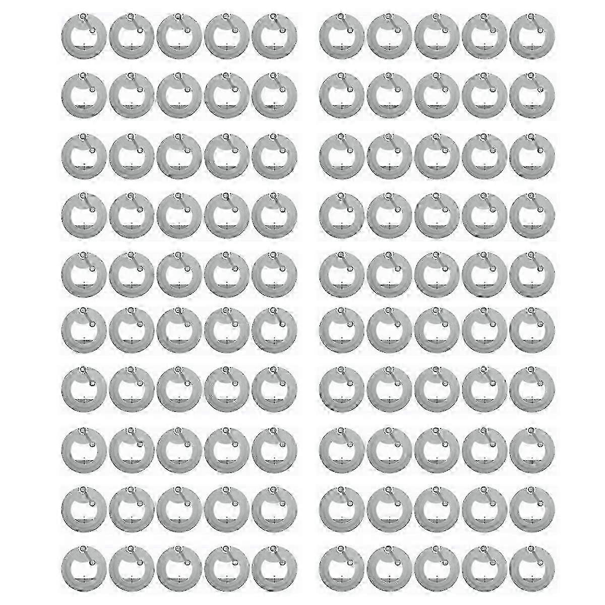 100 قطع NFC Ntag213 NFC ملصق التسمية 13.56 ميجا هرتز ISO14443A 213 ملصق عالمي Lable لجميع NFC Ena