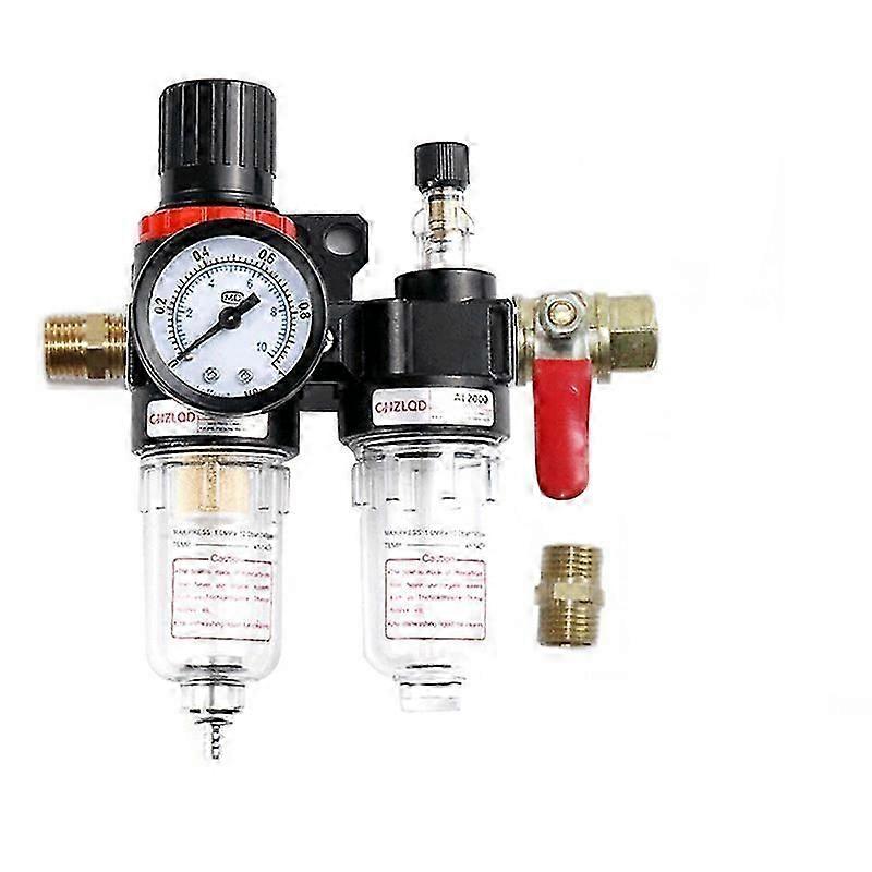 AFC2000 Oil Water Separator Regulator Trap Filter Airbrush Air Compressor Pressure Regulator Reducing Valve AFR2000+AL2000 G1/4