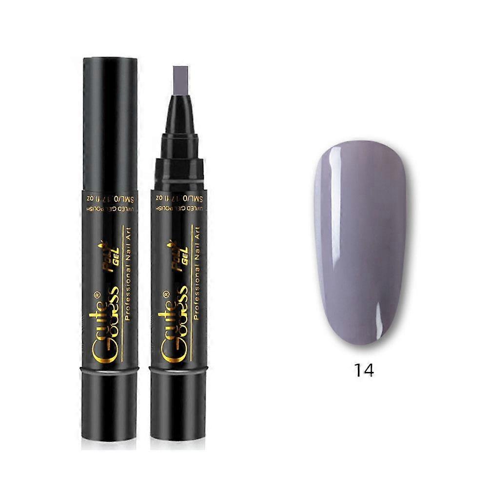 3-in-1 Nail Glue Pen All-in-One No Wipe Gel Polish Long Lasting Easy Manicure Kit