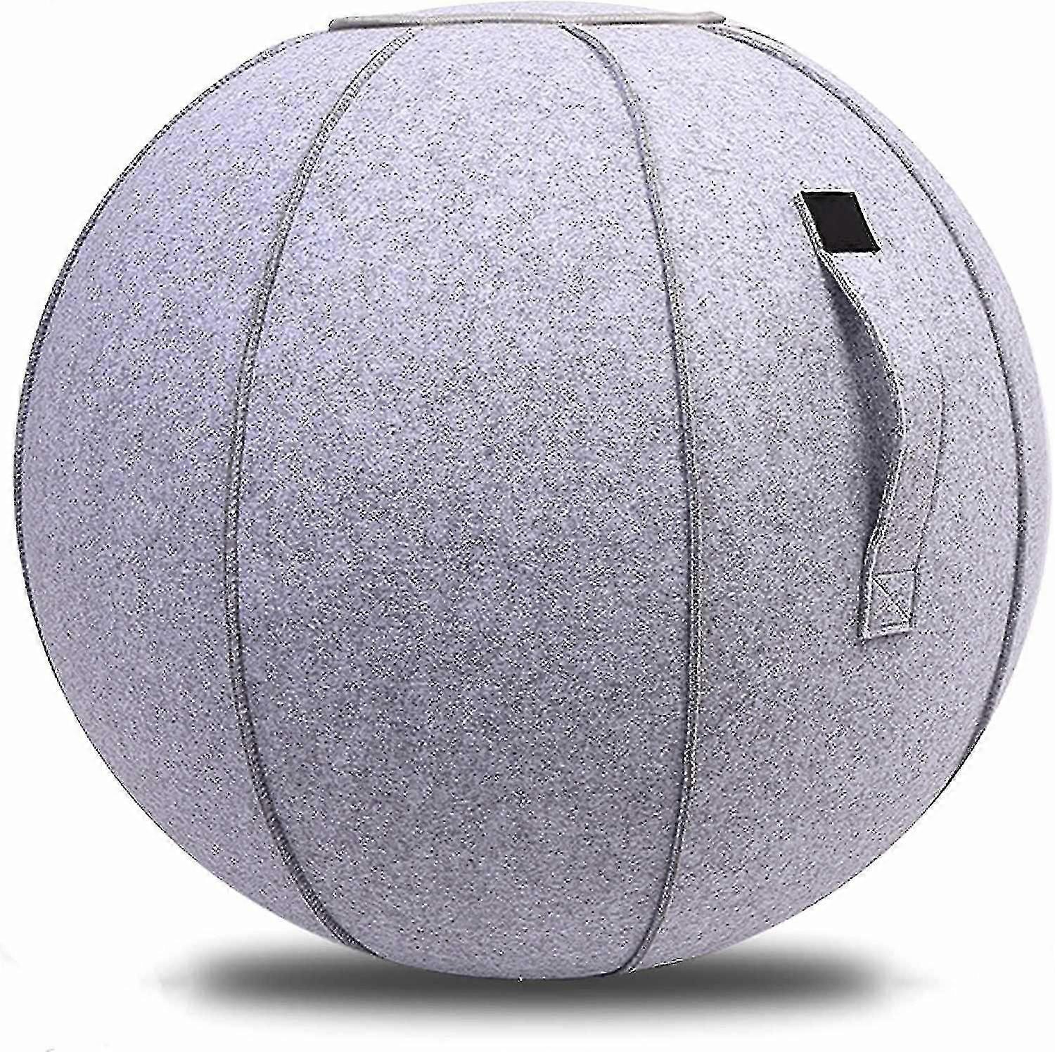 Sedia a sfera seduta da 65 cm per ufficio, dormitorio e casa, esercizio Pilates Yoga Ball con copertura, lightweig
