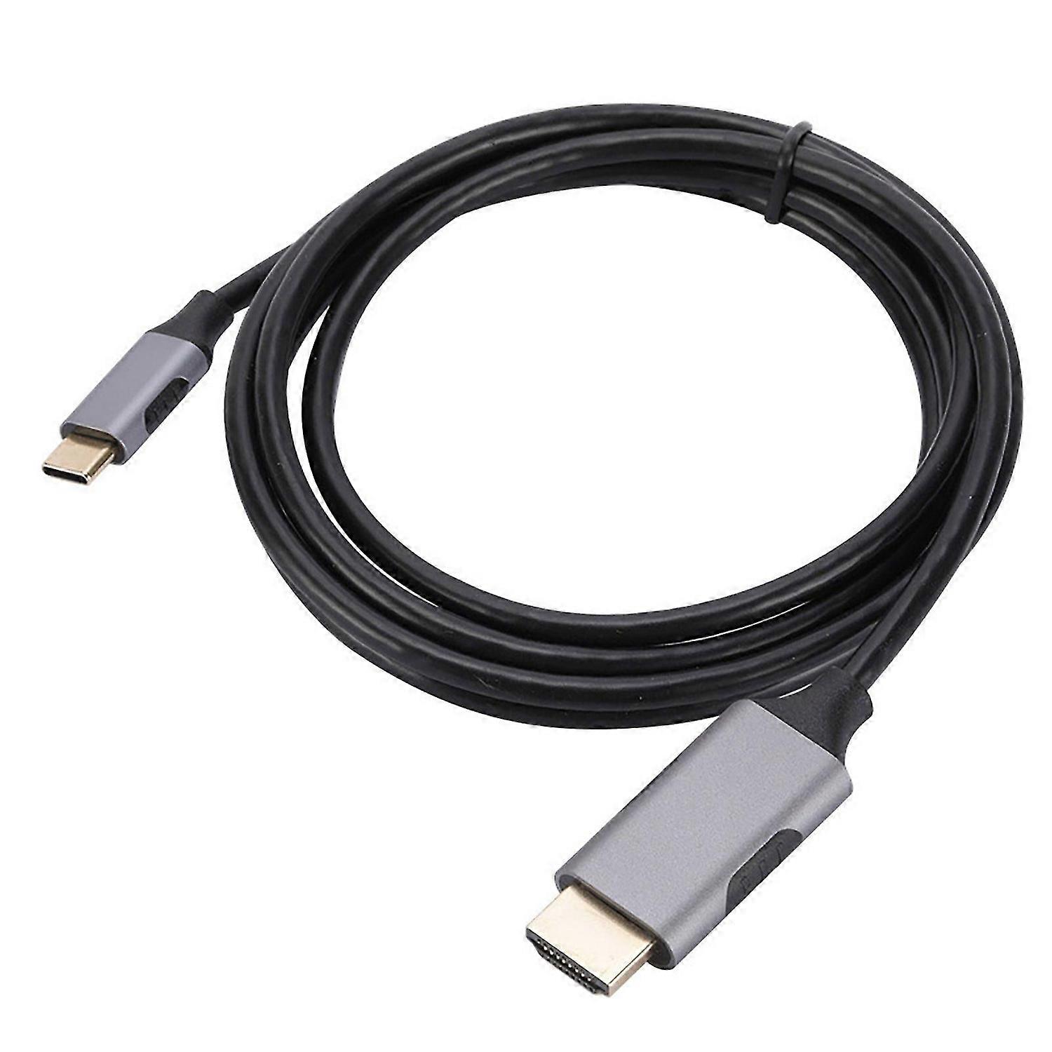 Type-C to HDMI-compatible Adapter Cable 4K 60HZ High Resolution Phone Laptop Screen Synchronization 