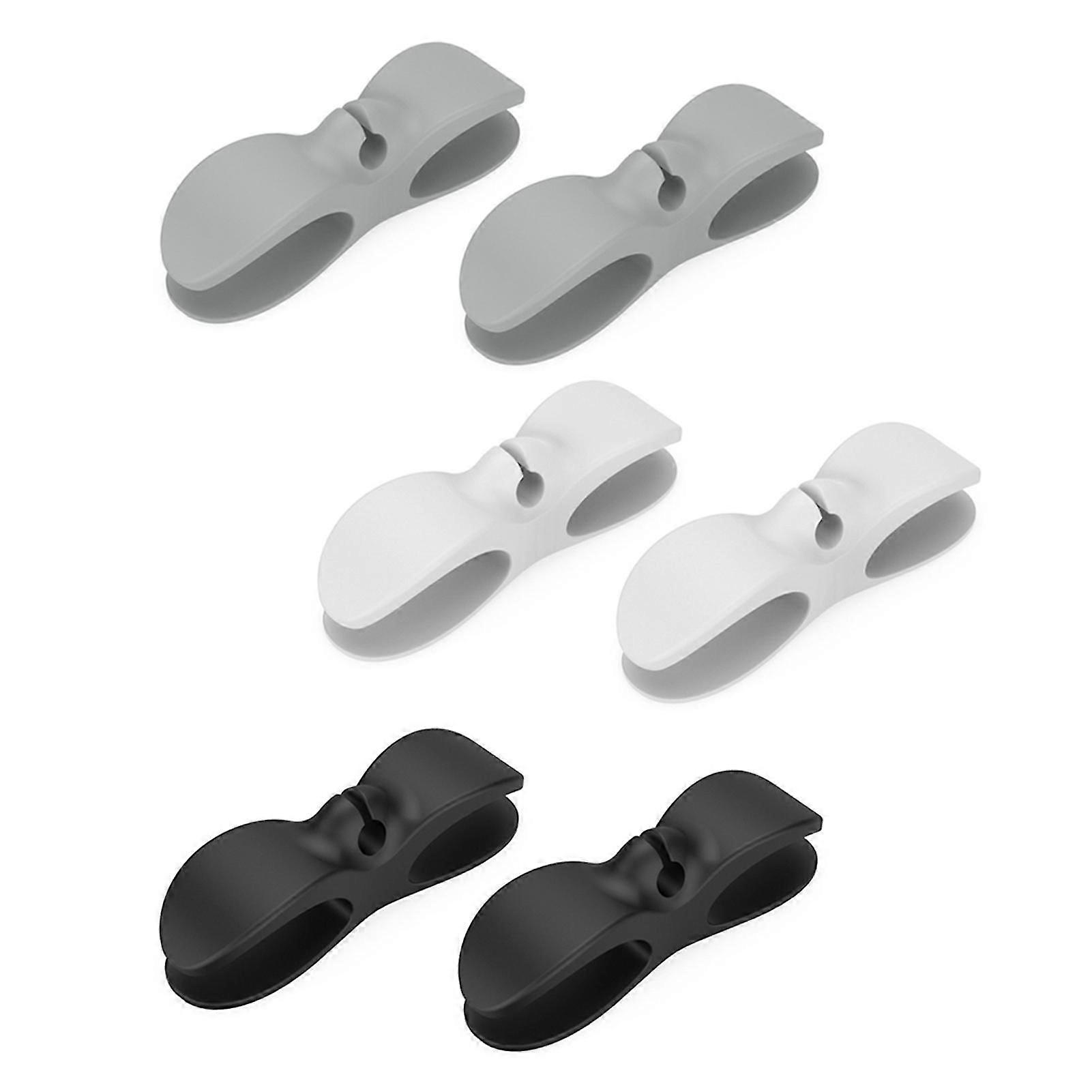 Universal Cable Holder Wall-Mounted Silicone Cable Manager Multipurpose Wire Winding Clip