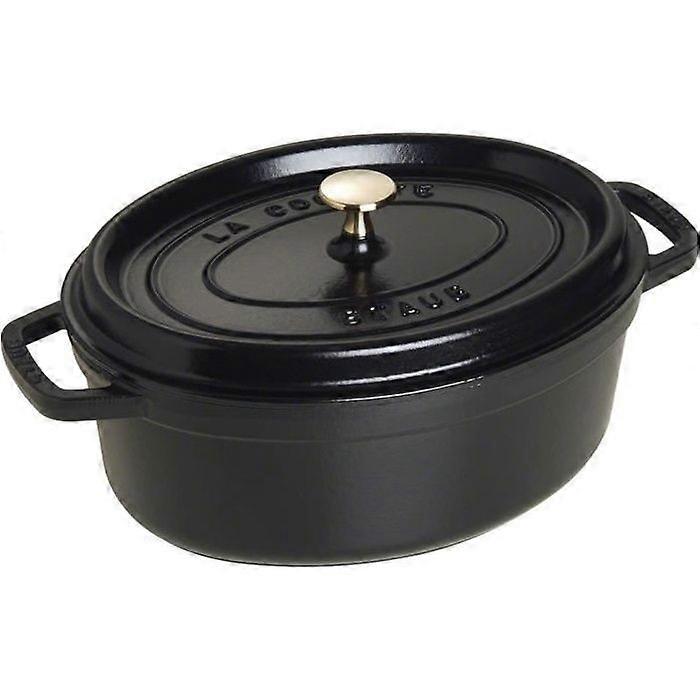 STAUB 405093150 - Oval cocotte - Ø 29 - Mattschwarz