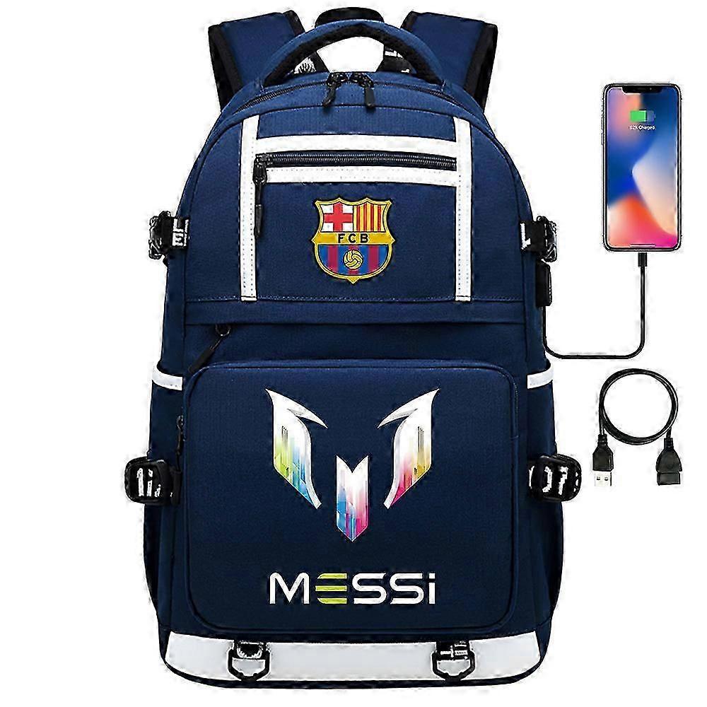 Schoolbag, Barcelona Printed Backpack Travel Bag Student Waterproof Computer Bag31