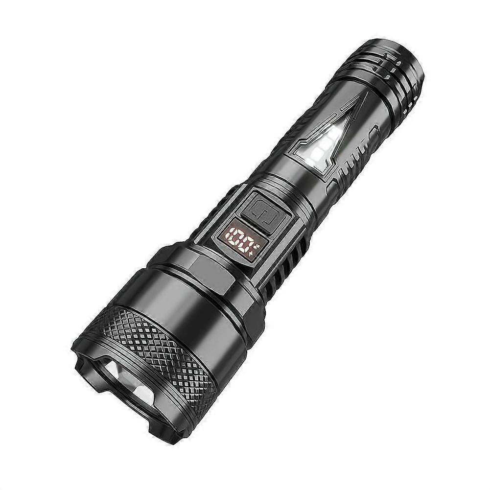 Handheld Super Bright Zoom Tactical Flashlight Versatility With A COB Side