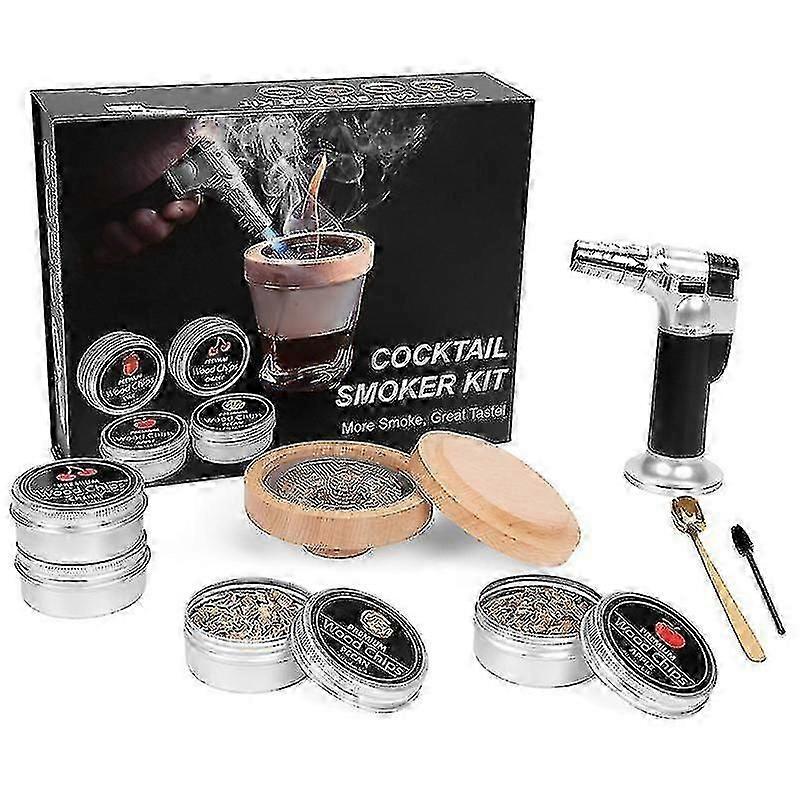 2025 Cocktail Smoker Kit With Torch Old Fashioned Kit Drink Smoker Infuser Kit