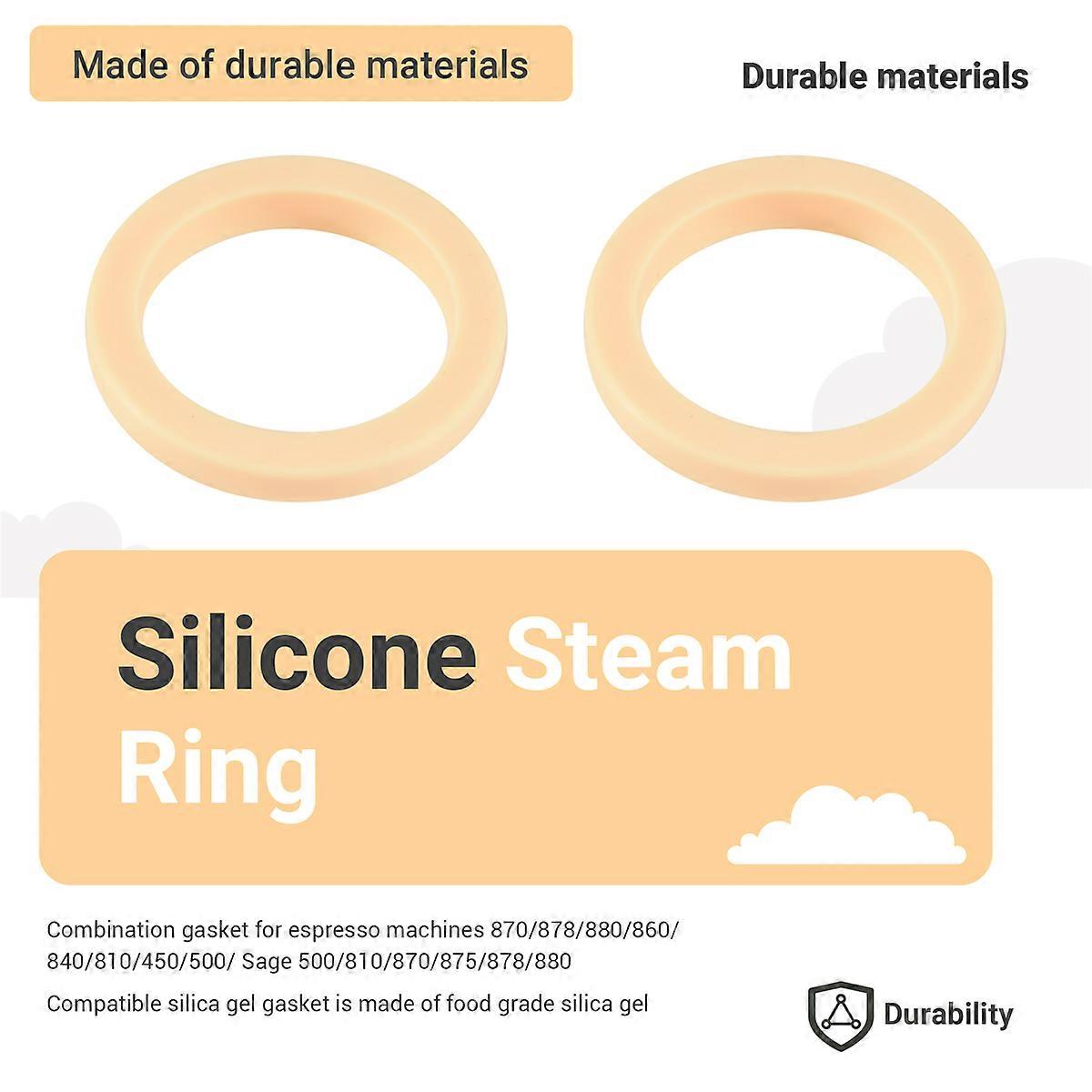 54Mm Silicone Steam Ring, 4Pack Grouphead Gasket for 