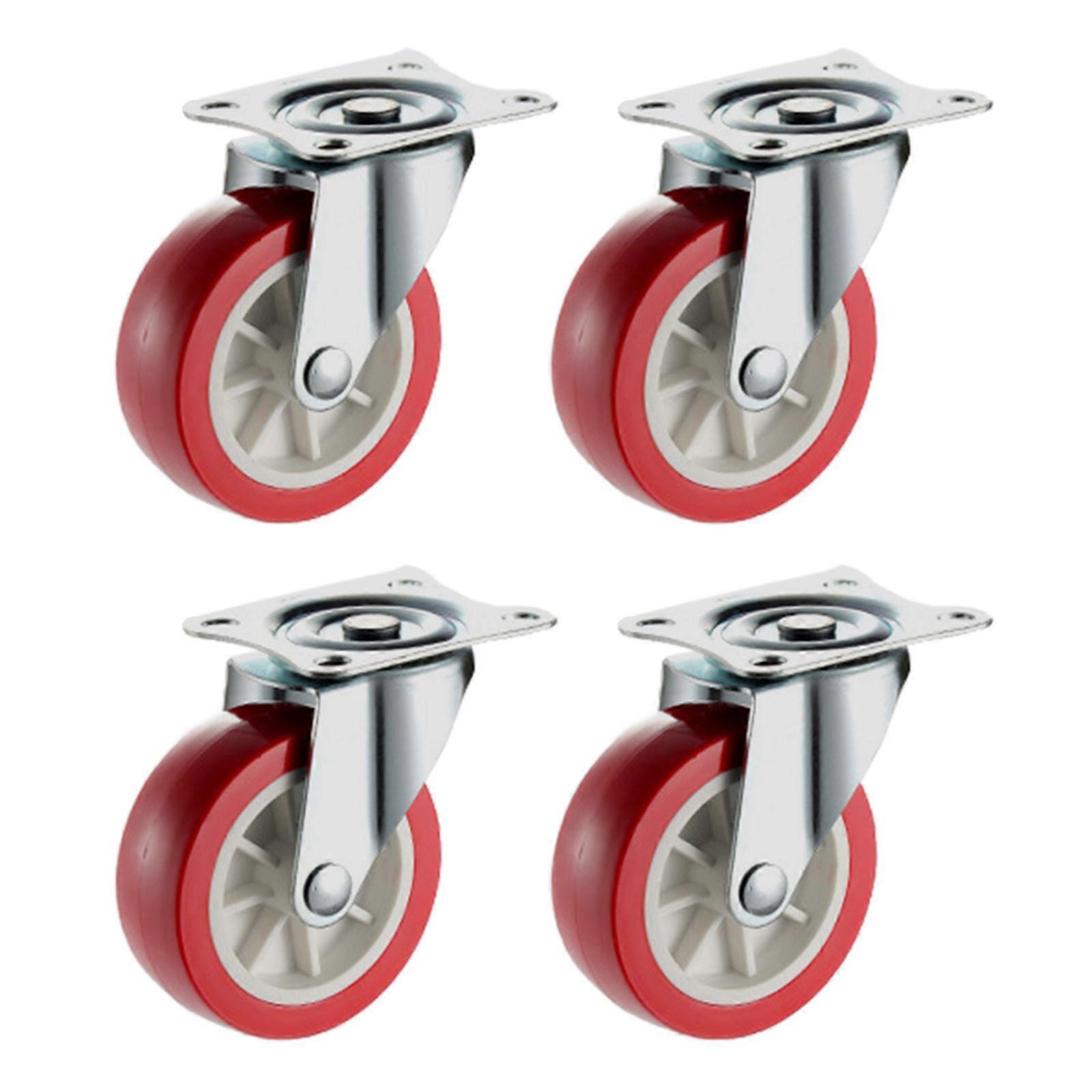 Metal Casters with 360 Degree Rotating Ability Heavy Duty rotates Wheel Quiet Operate for Home Relocation Office Setups  2.5 Inch