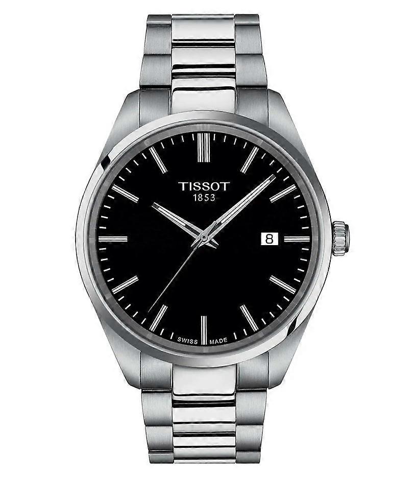 Tissot Pr 100 T150.410.11.051.00 Men's Quartz Watch - 40mm Stainless Steel, Black Dial