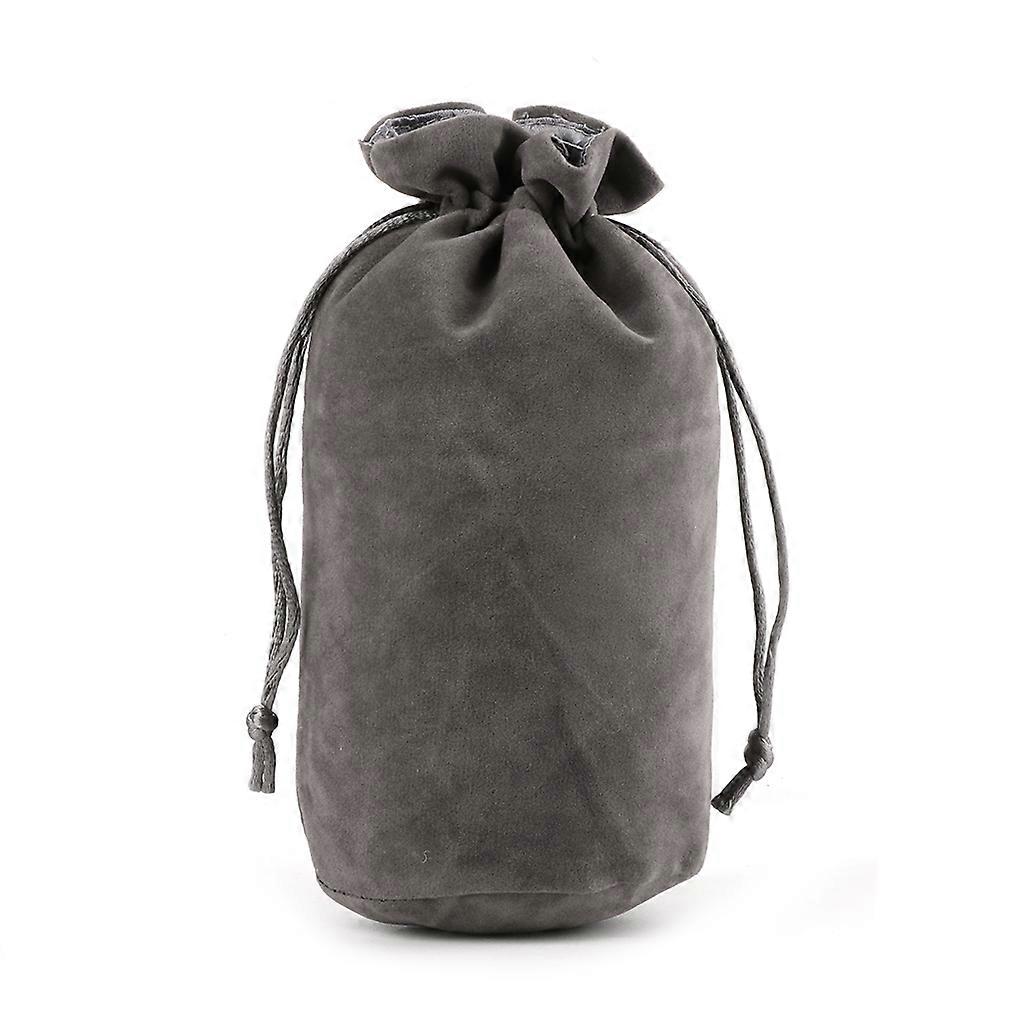 Pendulum Divination Tablecloth Card Pad Runes Altar Table Cloth Board Game Drawstring Flannel Bag Tarots Storage Pouch Gray