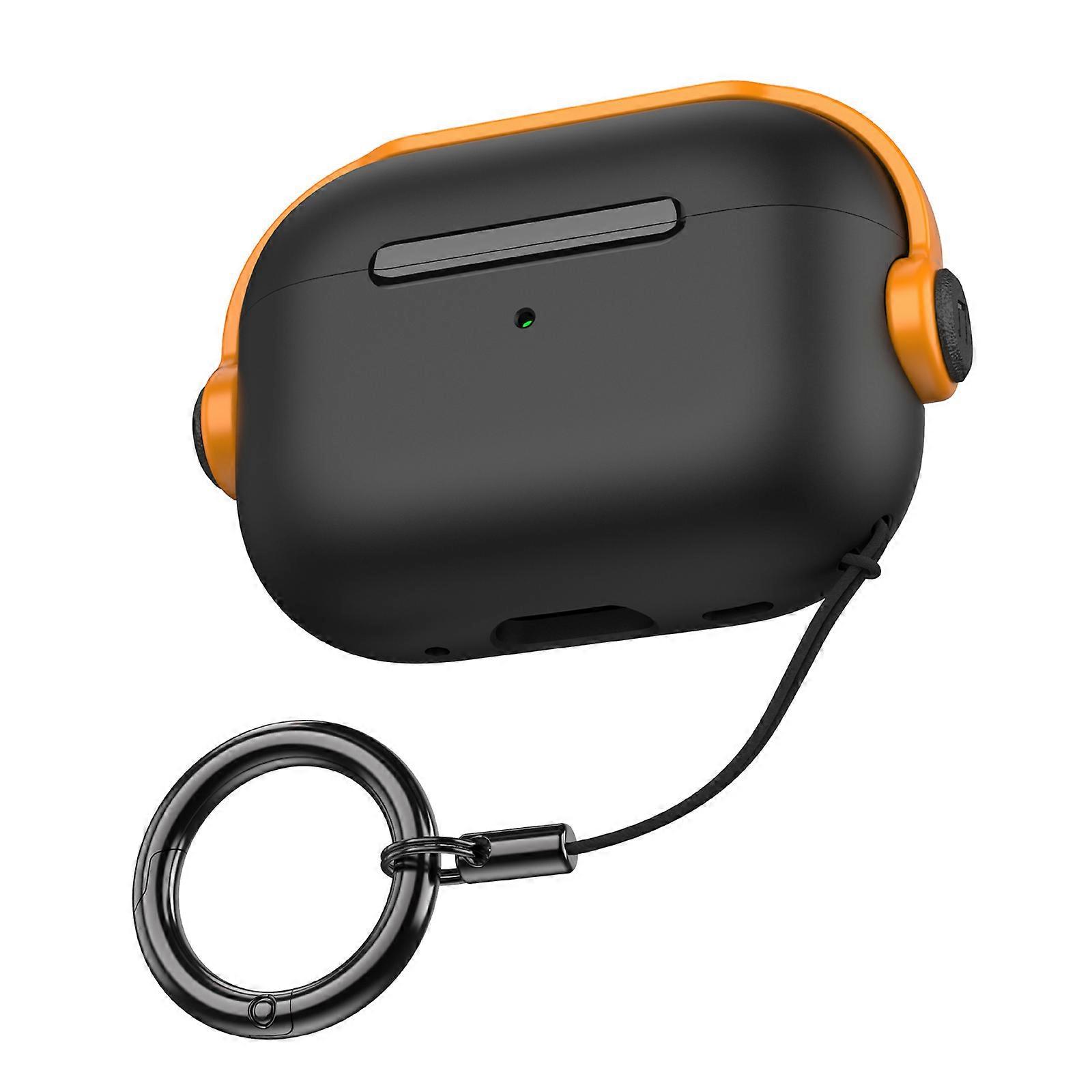 Wireless Earphone Covers Shockproof Shell for Pods3 / Pods Pro2 Protective Case Anti-Scratch Headphone Housing Case black and yellow