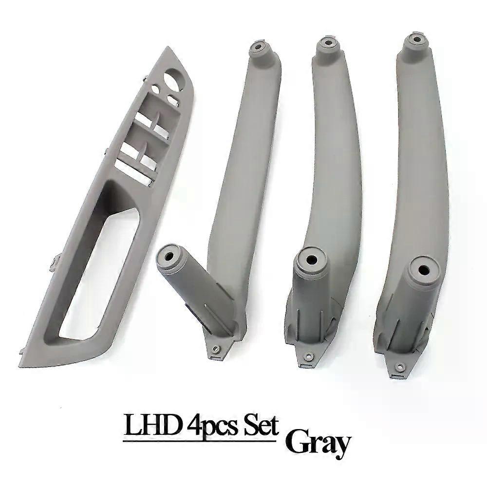 LHD RHD Car Interior Door Handle Inner Panel Pull Trim Armrest Panel Cover Replacement compatible for   X5 X6 E70 E71 E72 2007-2014