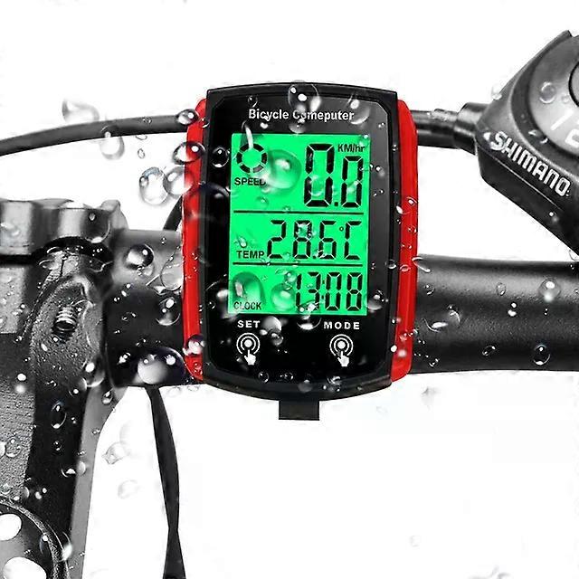 GPS Bicycle Computer Wireless Speedometer Waterproof Bike Computer Bluetooth Cycling Odometer Stand Universal Accessories