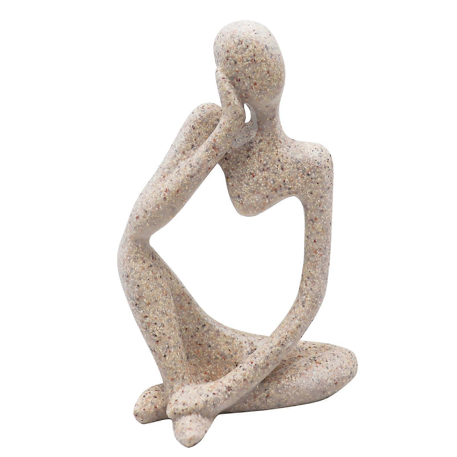 Large abstract thinker sculpture, suitable for living room decoration