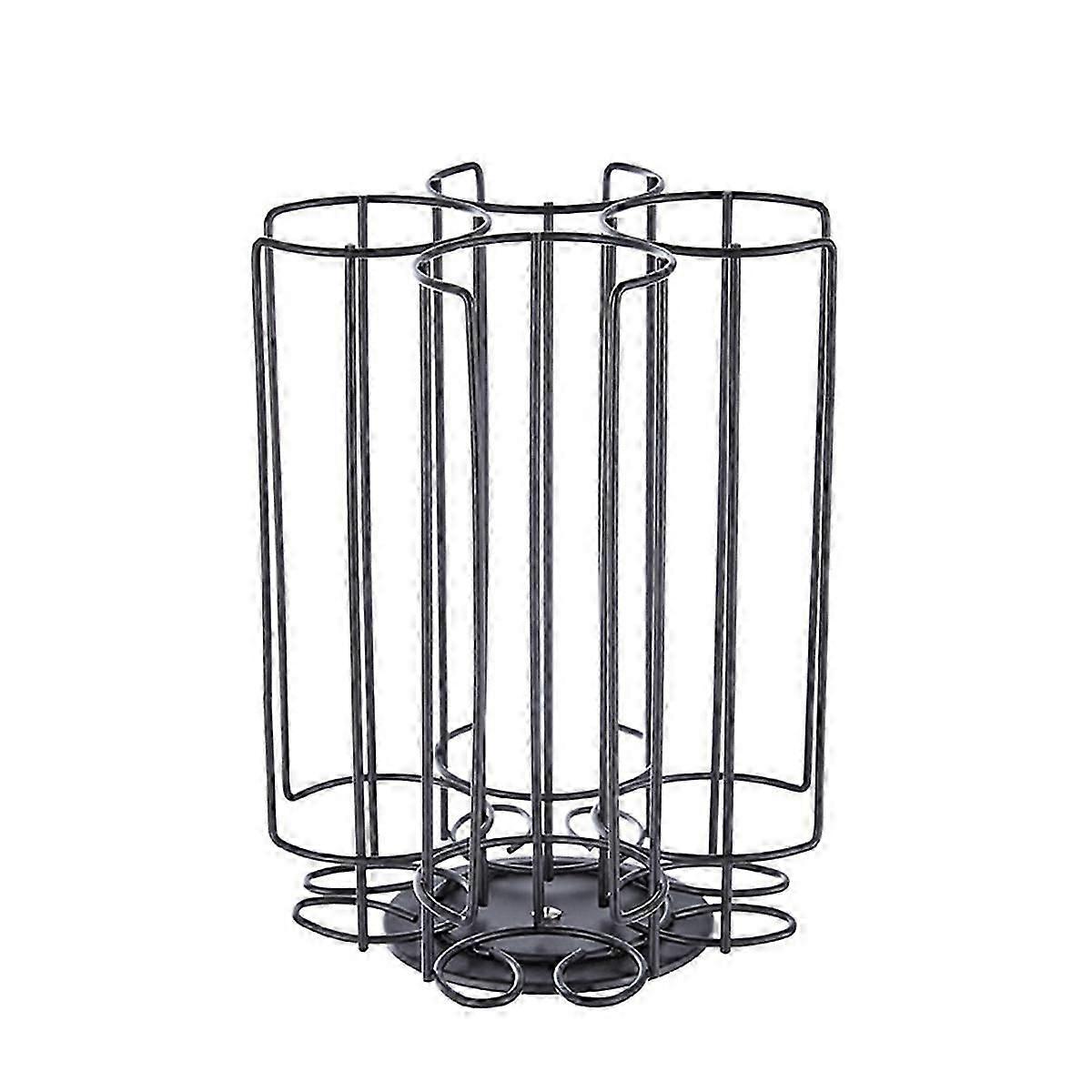 Simple Style Rotating Capsule Coffee Pods Holder Storage Rack for 32 Capsules A