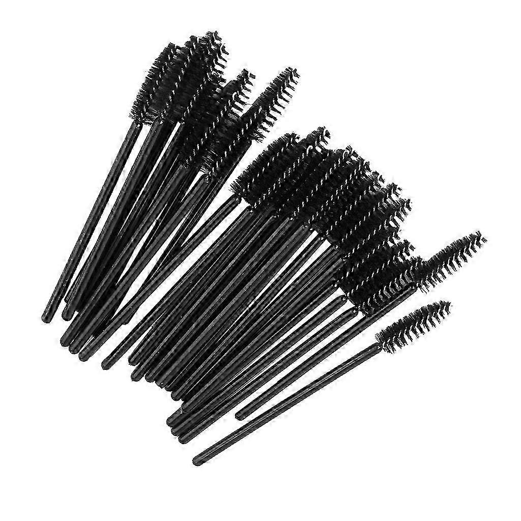 25PCs Disposable Eyelash Black Mascara Wand Applicator Brush
