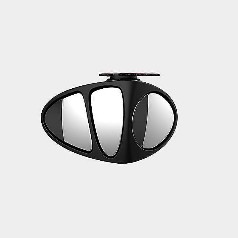 3 in 1 360 Degree Rotatable Three Sided Car Blind Spot Mirror Reversing Blind Spot Convex Parking Mirror Safety Accessories