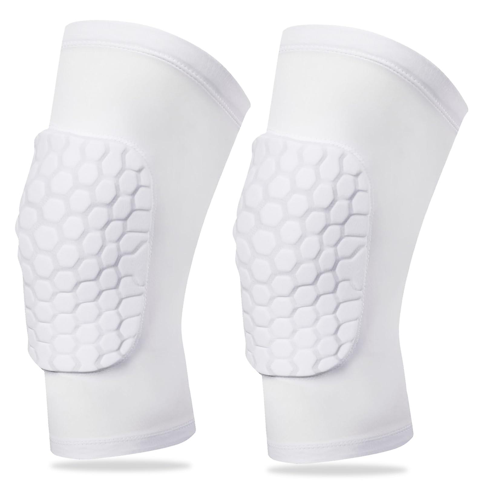 Knee Compression Pads,Knee Sleeve Basketball Volleyball Knee Pads with Honeycomb Padding Knee Brace Soft Knee Pads