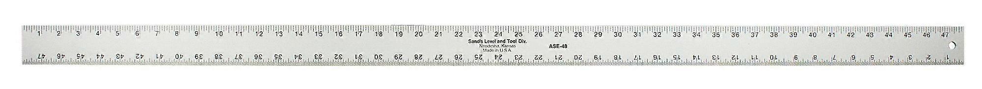 48-Inch Professional Straightedge, Silver, 2-Inch Width, 3/16-Inch Thickness