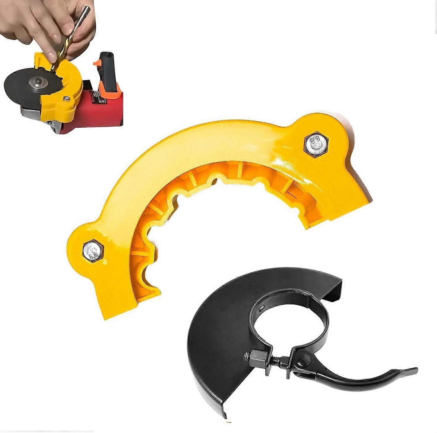 Drill sharpener tool, multi-purpose drill bit sharpener for precision and durability