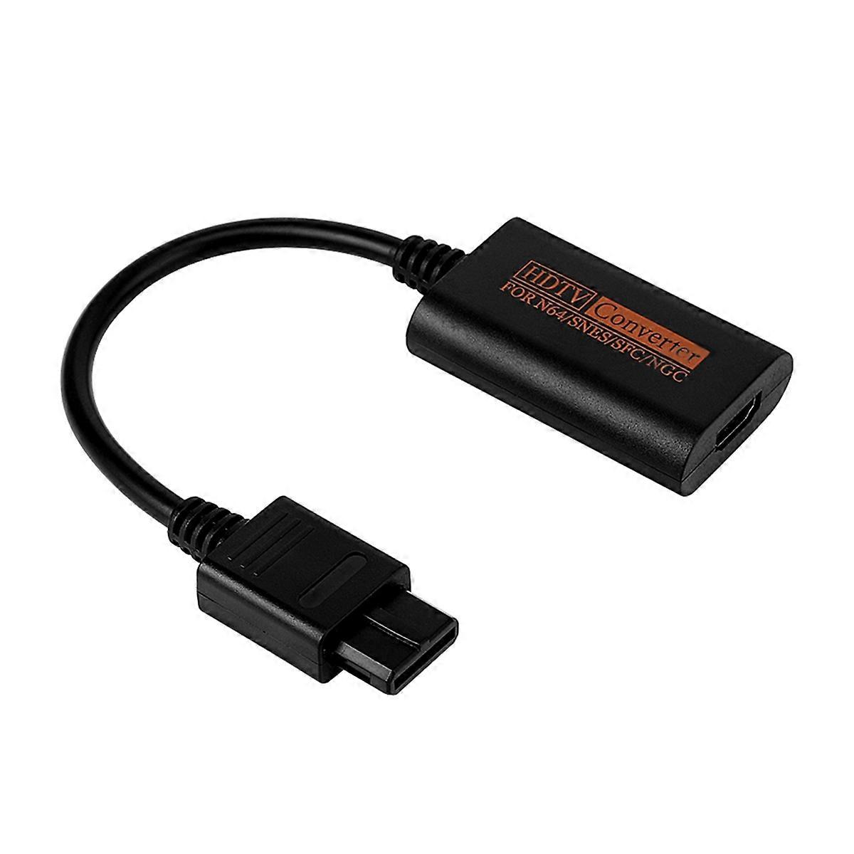 For N64 to -Compatible HDTV Converter Adapter for N64//SNES/ Full Digital 1080P Plug Play