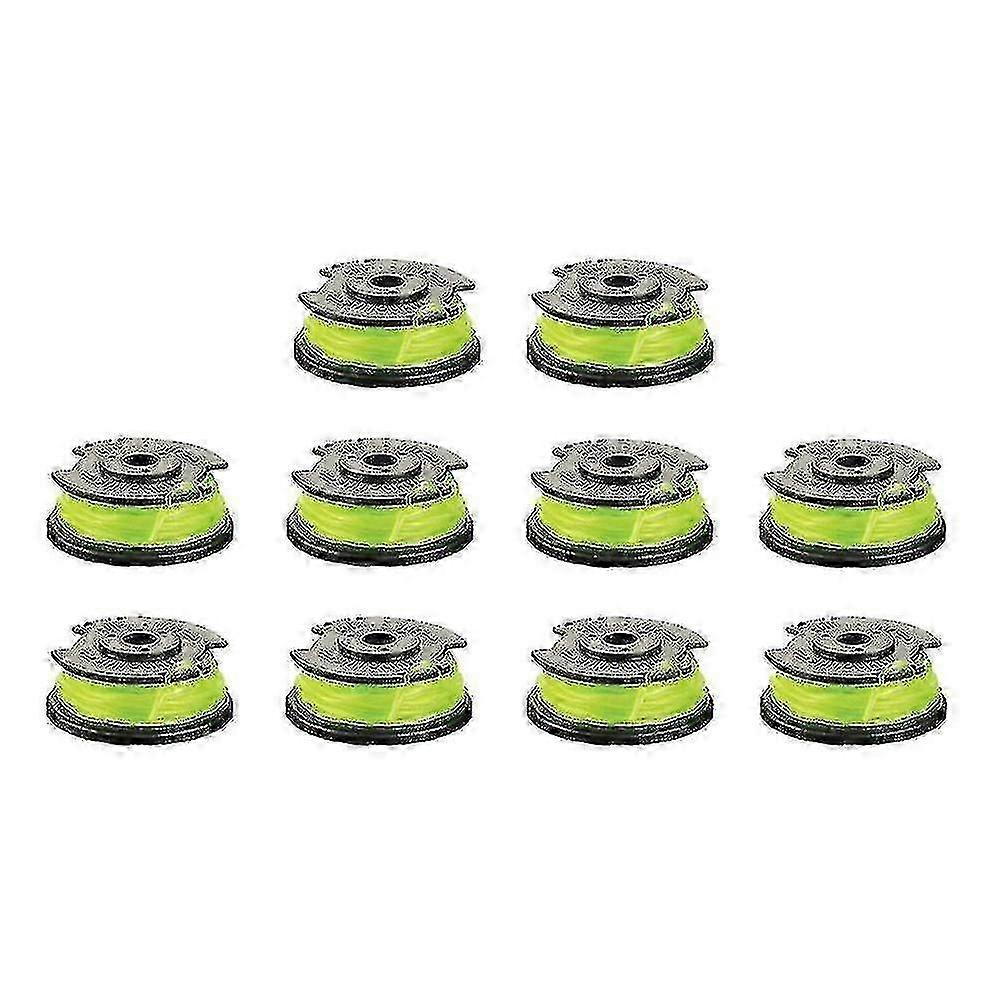 10 Pack Replacement Spool Line For Ryobi Rac143 36v Cordless Trimmers c2024112271