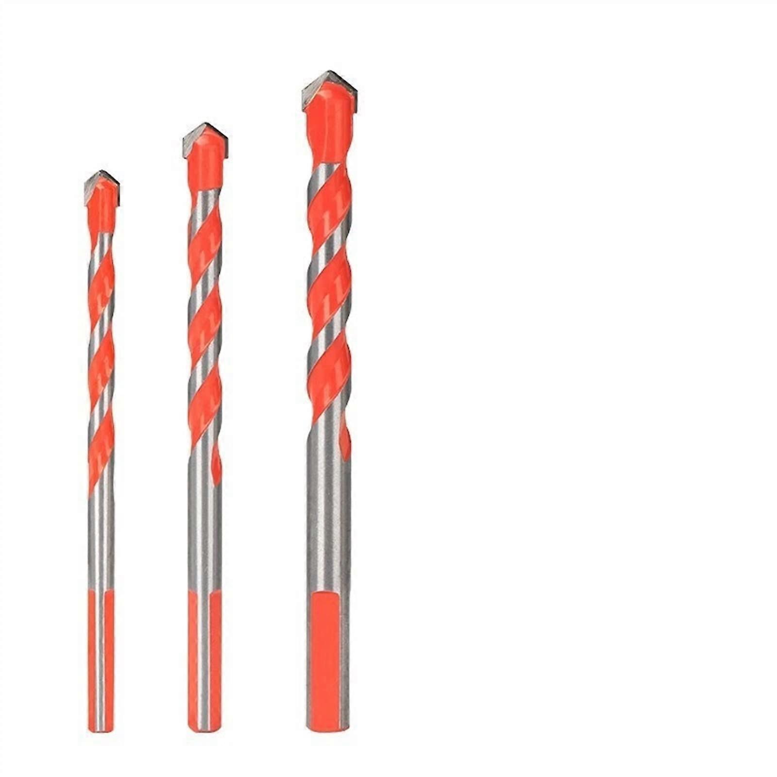 Glass Hole Cutter 3/4/5/6/8/10/12mm Drill Bit For Tile, Concrete, Brick - Triangle Hole Drill Bit Tool, 1 Piece