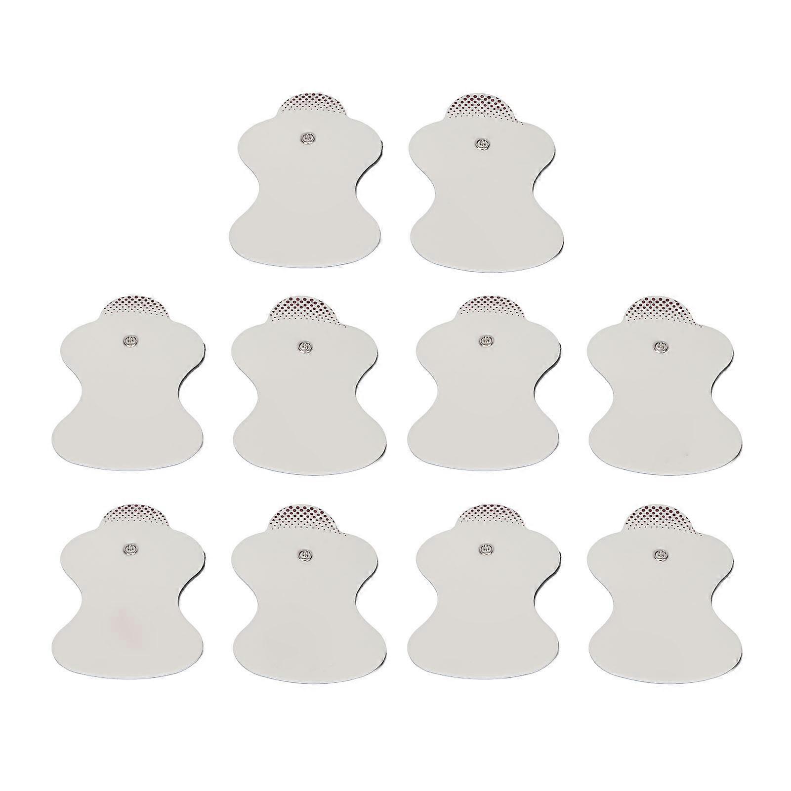 10pcs Self Adhesive Electrode Pad Gourd Shaped Replacement Electrode Patch for Electrotherapy