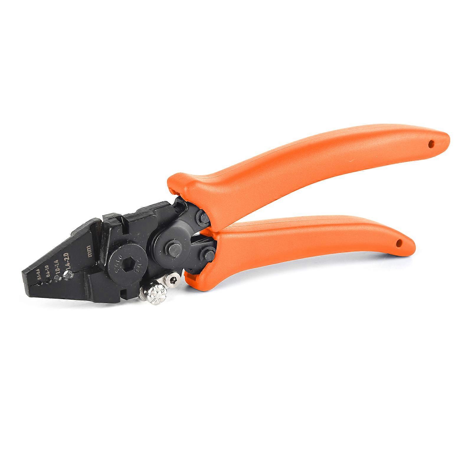 Multi Functional Crimping Pliers Steel Wire Cutting Scissors Non Slip Handle Crimping Tool Cutter Tools for Workers