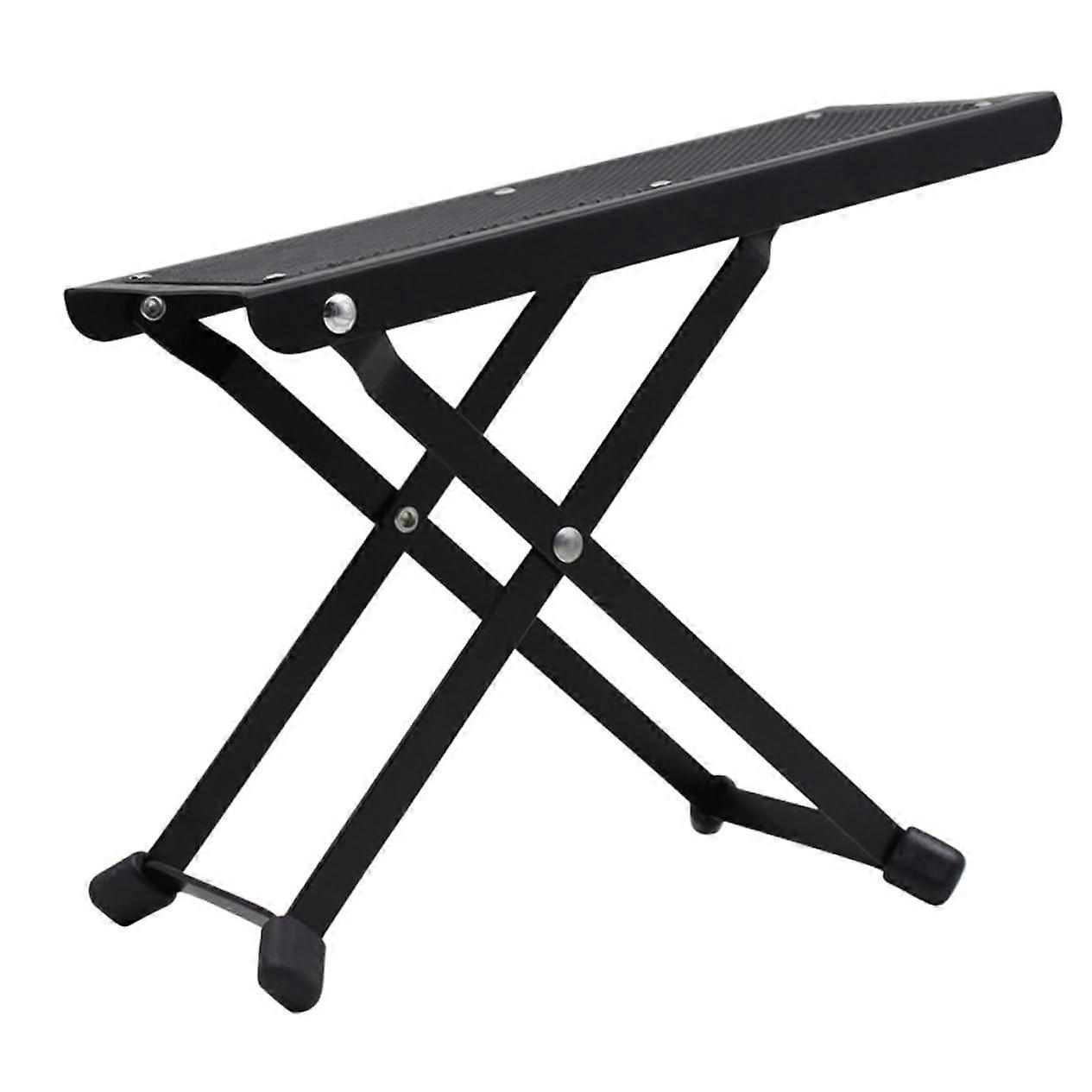 Acoustic Guitar Foot Stool Foldable Ergonomic Design Durable Support for Guitarists Comfortable Playing Position