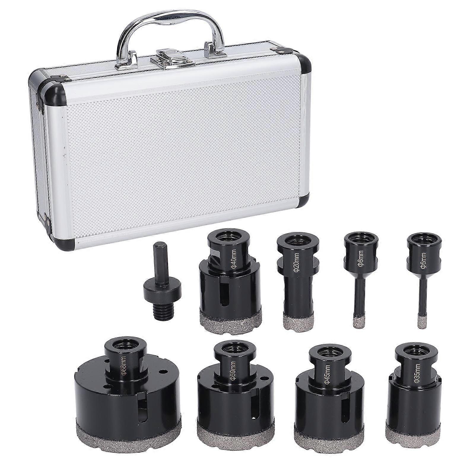 2025 أحدث طراز 8 قطع مناشير ثقب مع محول M14 عرقوب الماس النحاسية