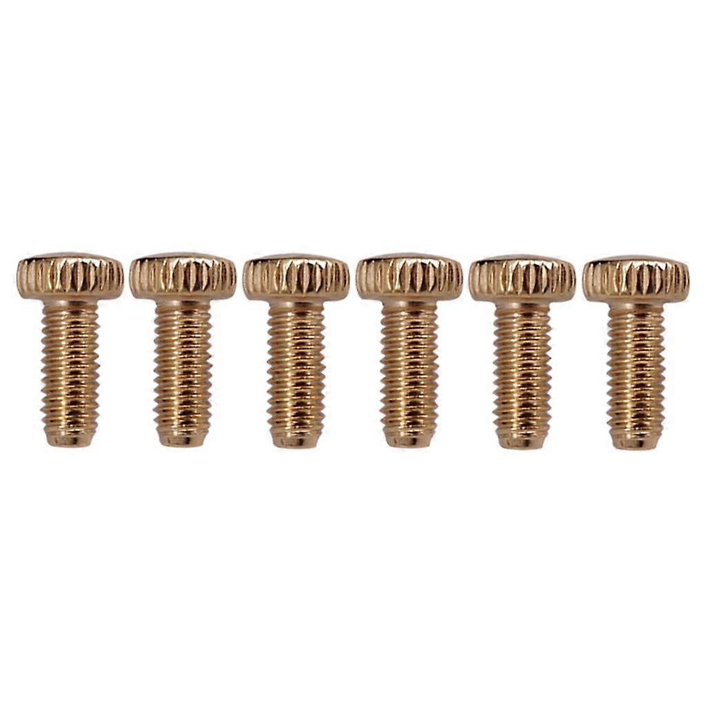 Set Of 6pcs Tremolo Easel Screw Saddle Ropes Replacement Part For Electric