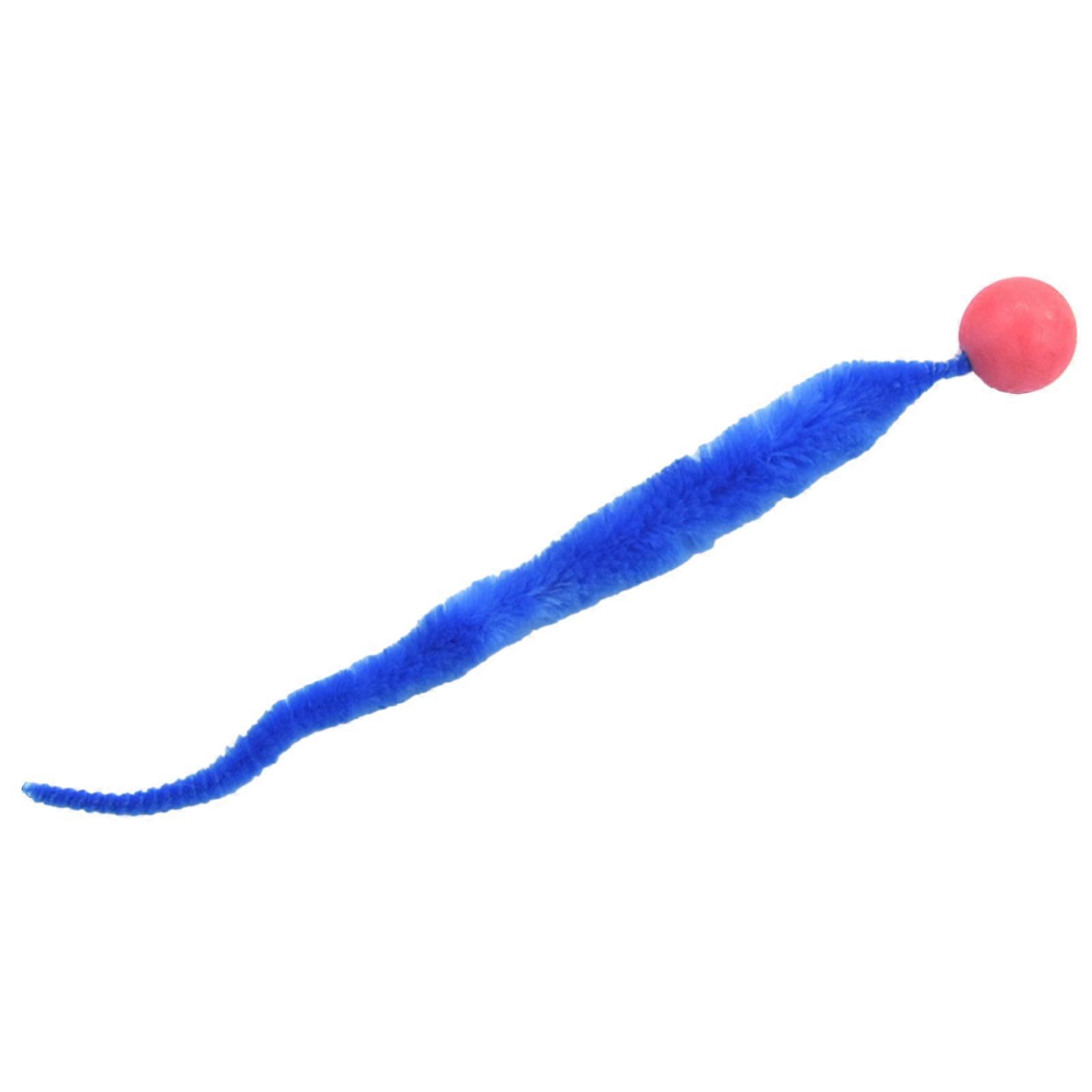 Cat Interactively Toy Colorful Bounce Ball Toy Funny Training Long Tail Ball Cat Toy Indoor Scratch Entertaining Toy