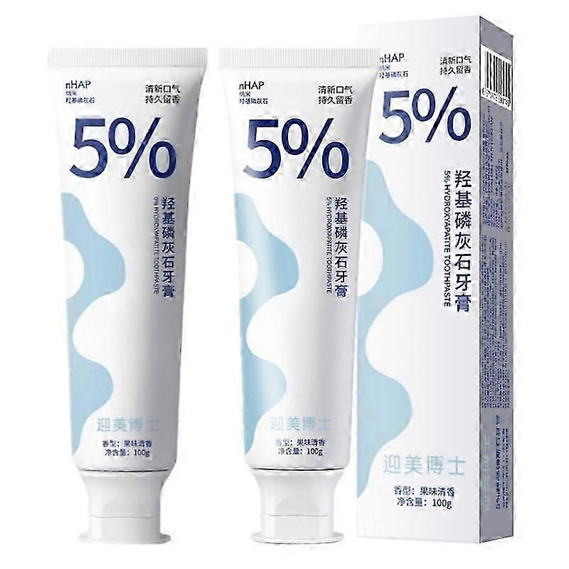 2x Nano Hydroxyapatite Toothpaste